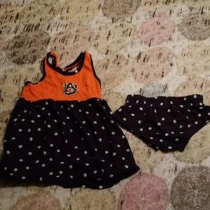 Auburn Cheerleader outfit size 2t